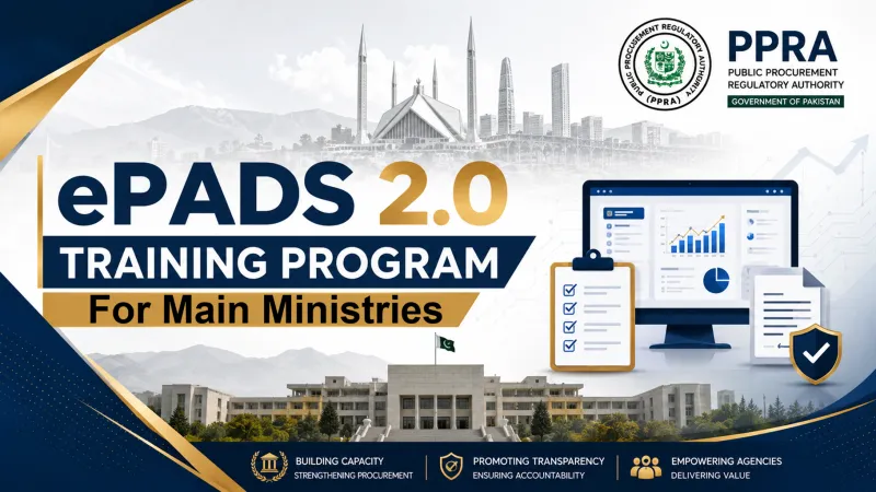 Postponed (13-14 July) e-PADS 2.0 Training Program for Main Ministries